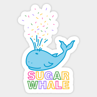Sugar Whale Sticker